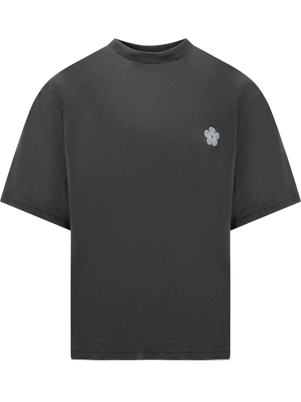 A PAPER KID T-Shirt Logo and Flower Print