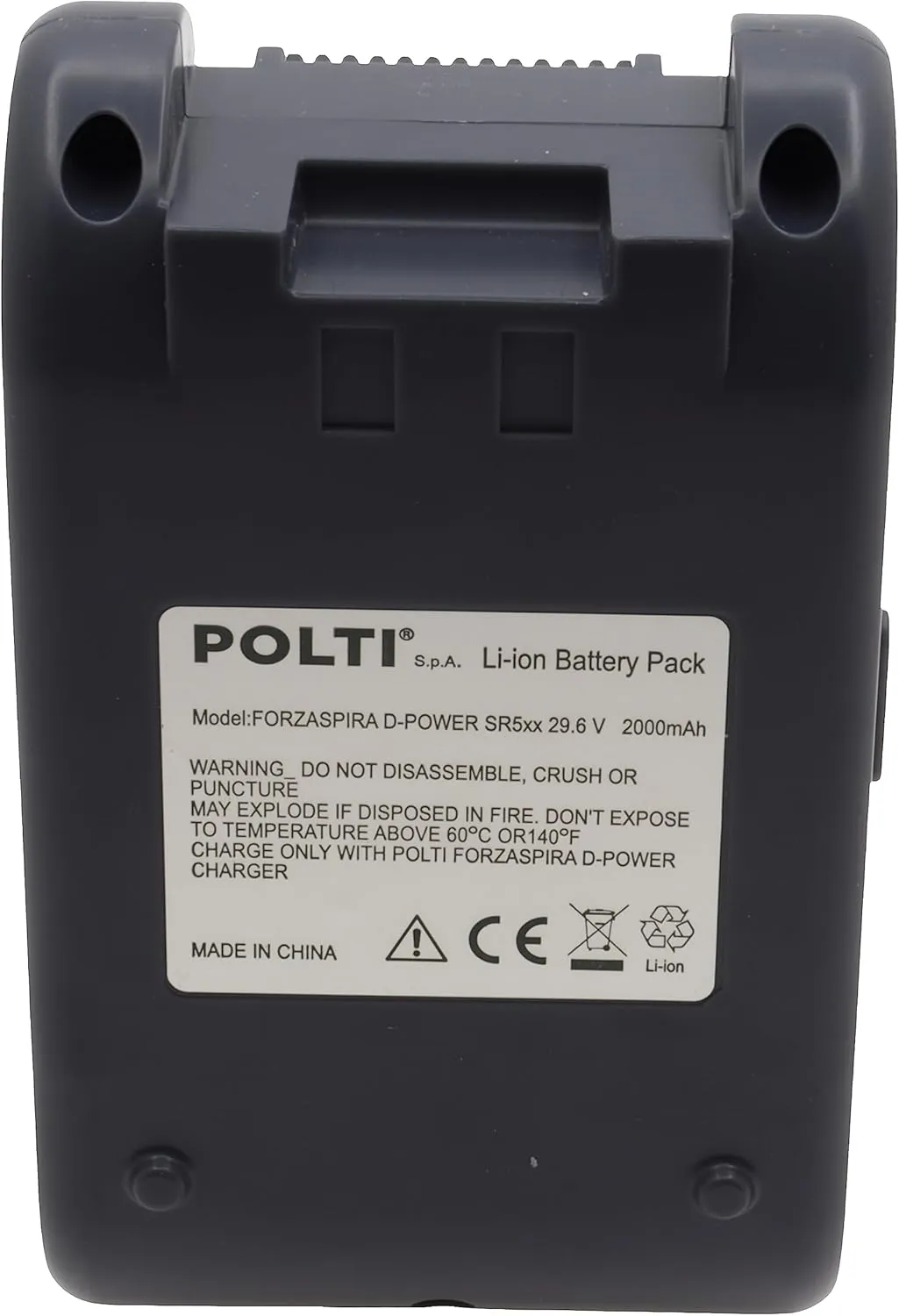 Polti PAEU0405 Batería de Iones de Litio de 29,6 V para Escoba eléctrica sin Cable Polti Forzaspira D-Power